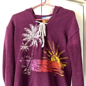 Honolua Wahine Purple Hoodie